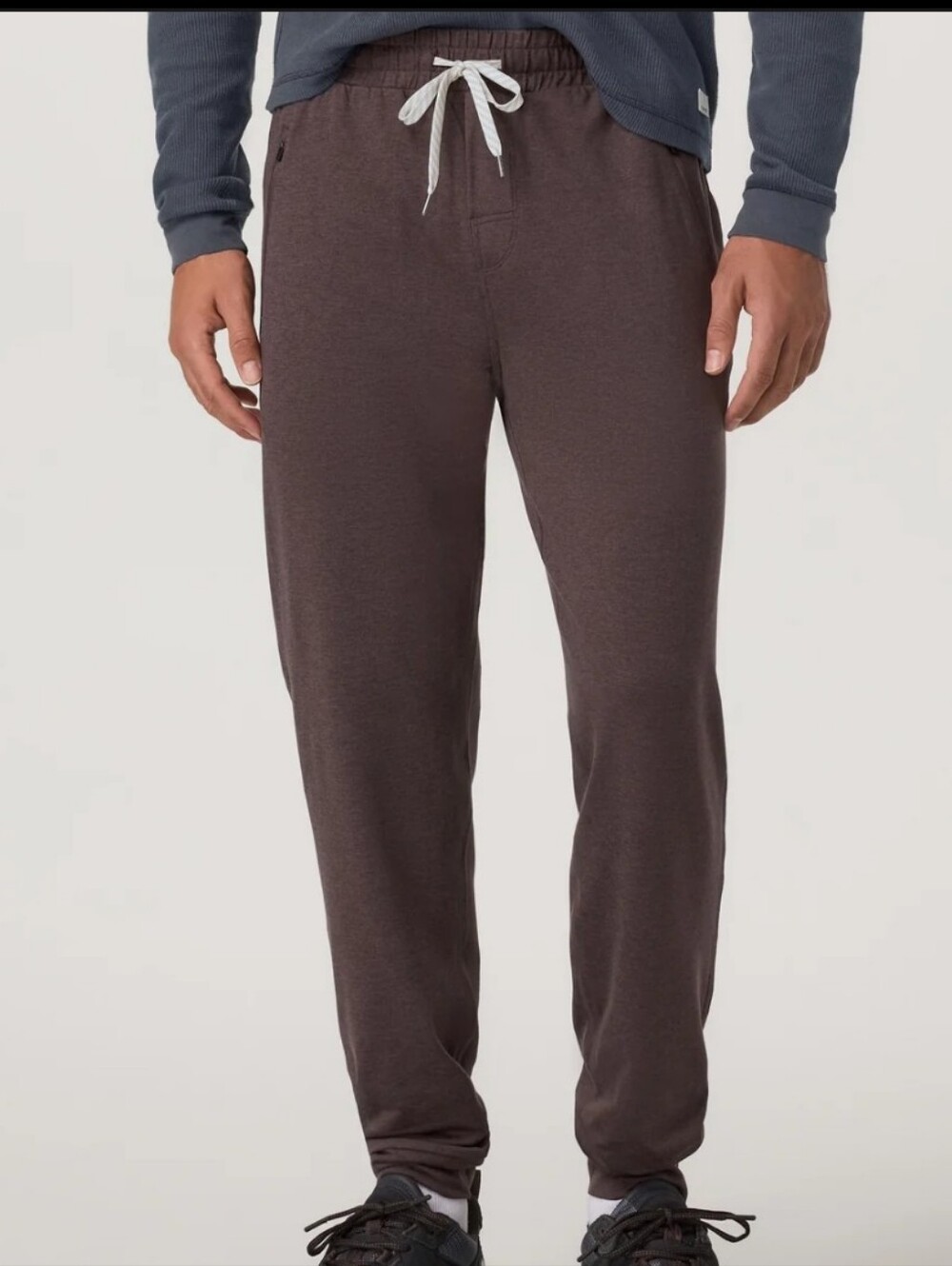 Vuori Ponto Performance Jogger In Sangria Heather